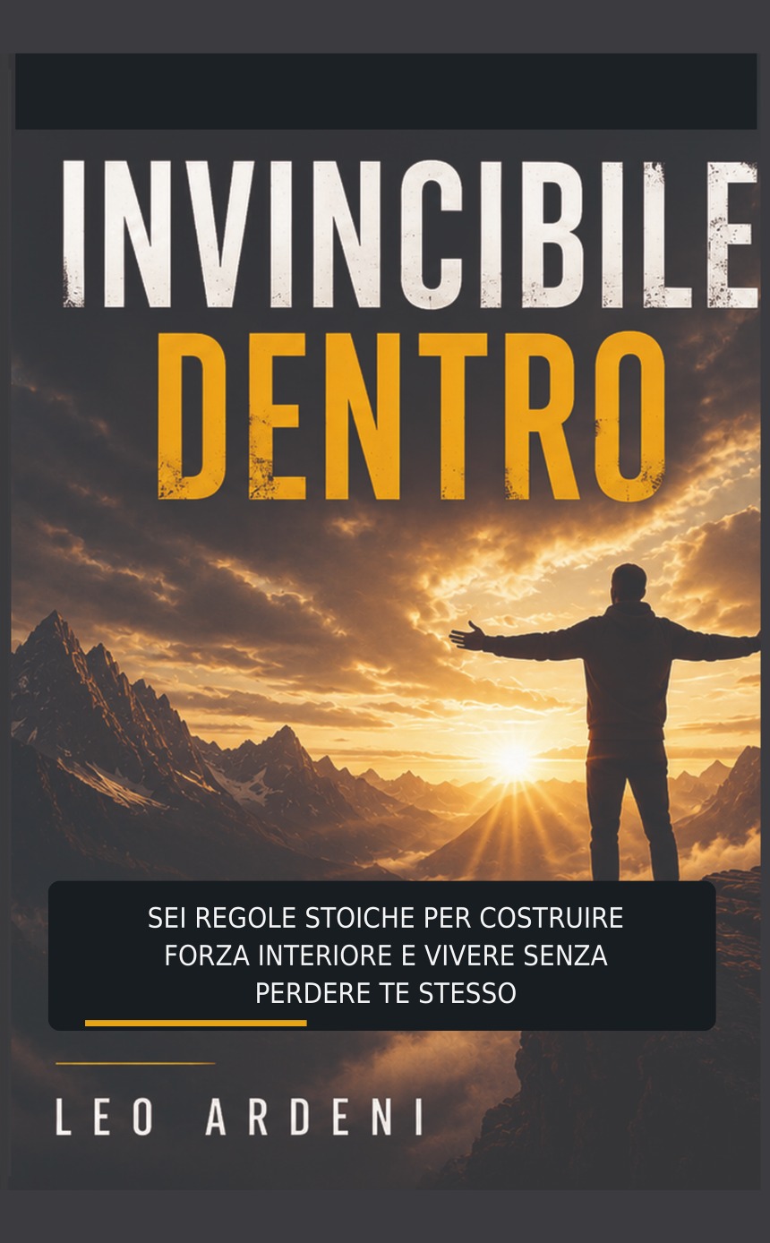 Copertina di Invincibile dentro, di Leo Ardeni