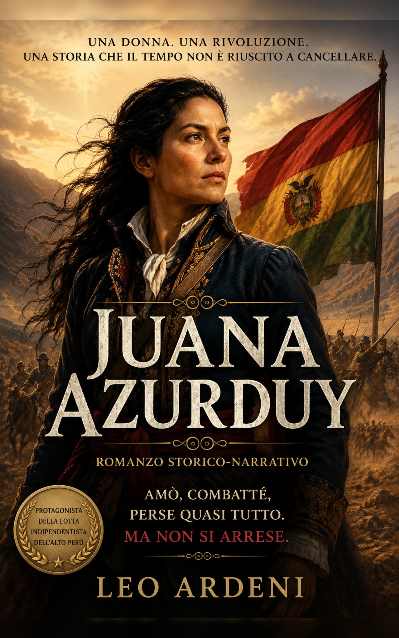Copertina di Juana Azurduy, di Leo Ardeni