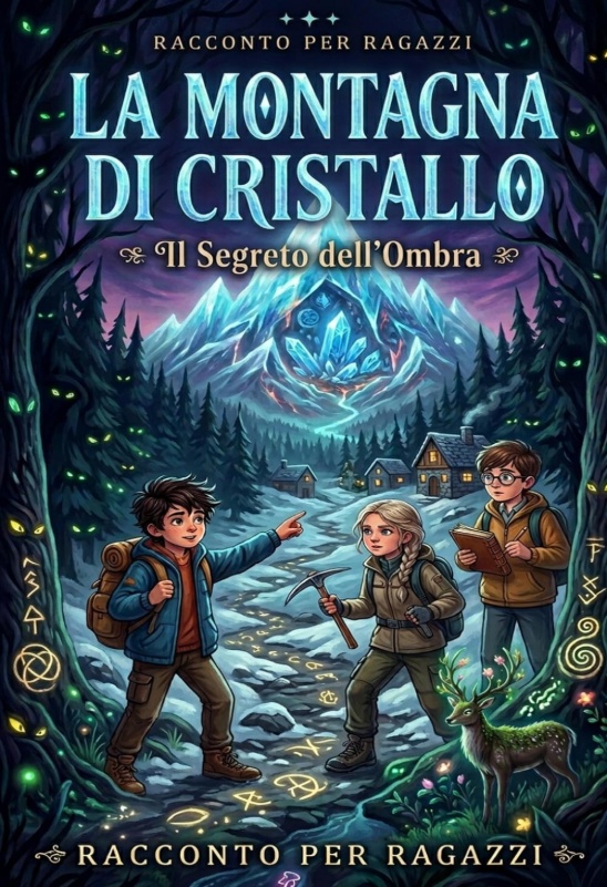 Copertina di La montagna di cristallo: Il segreto dell’ombra, di Leo Ardeni